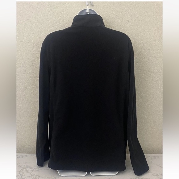 Lands' End Outfitters Zip Up Fleece Jacket Men's L Slot Pockets ARS Rese… - Picture 3 of 5